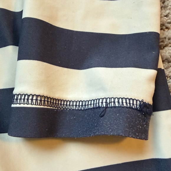 Primary Striped Baby One Piece Swimsuit Romper - Picture 4 of 6